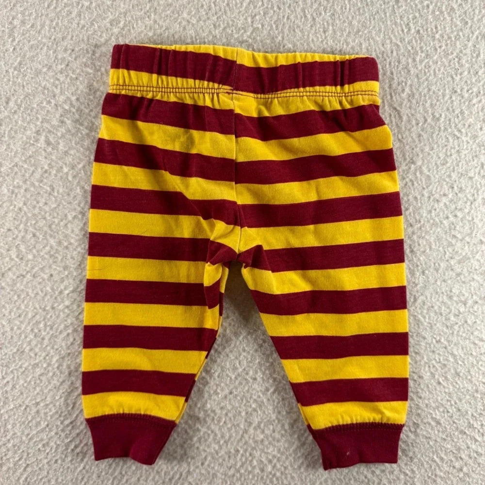 Harry Potter Bodysuit Pants Set Kid 3-6M Grey Burgundy Baby Shower Gift Hogwarts